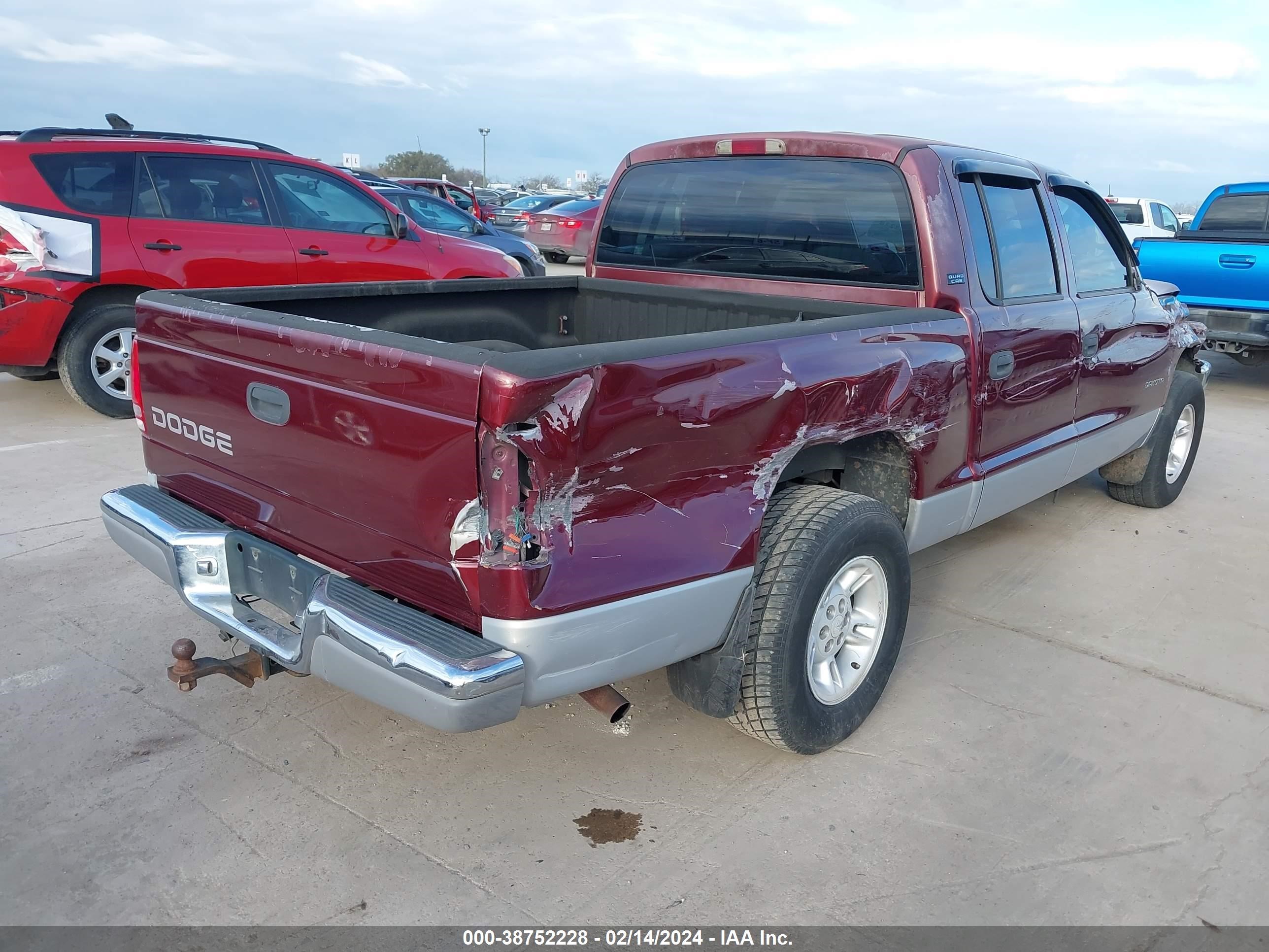 Photo 3 VIN: 1B7GL2AN4YS607790 - DODGE DAKOTA 