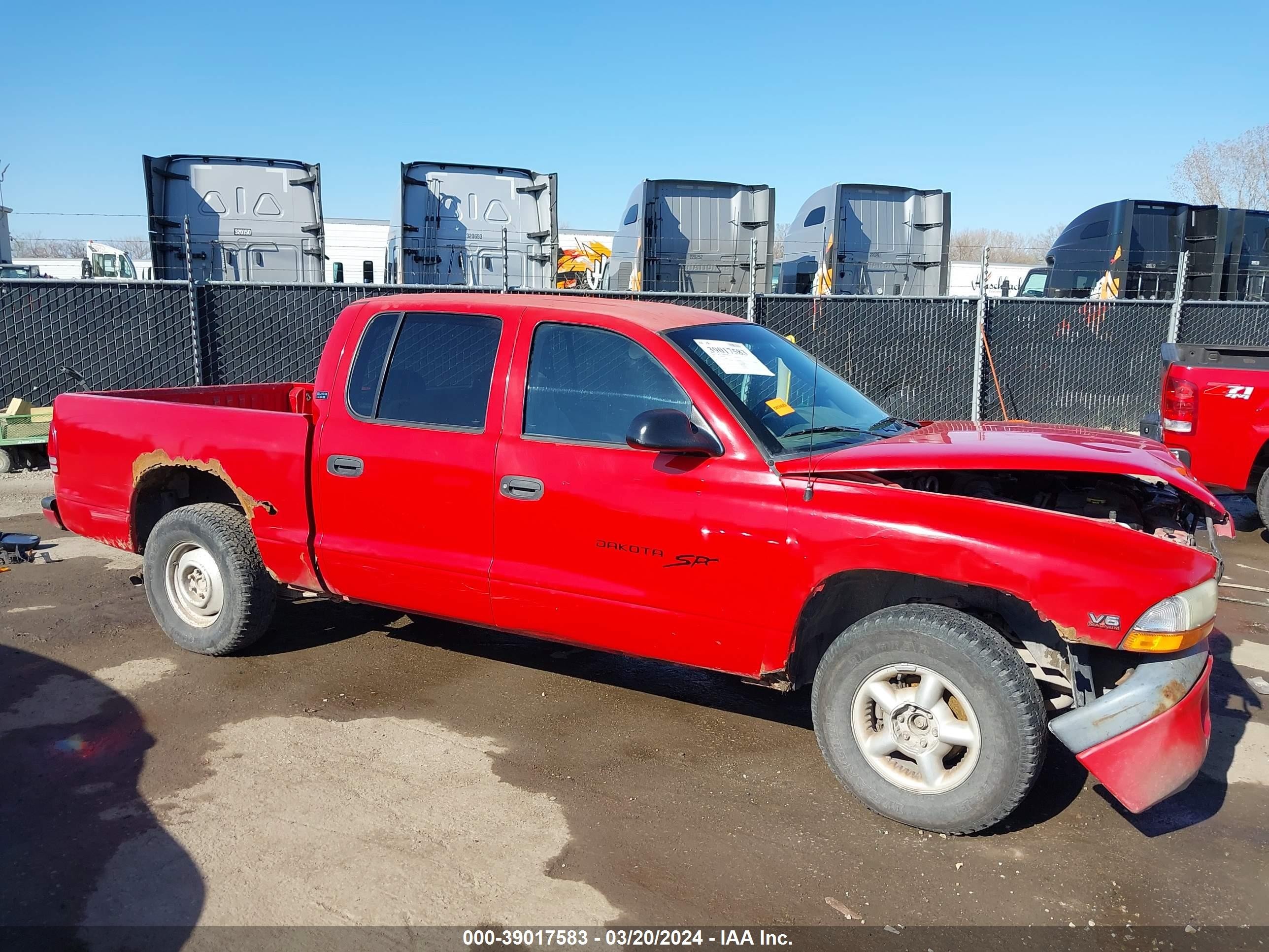 Photo 13 VIN: 1B7GL2AX9YS708096 - DODGE DAKOTA 