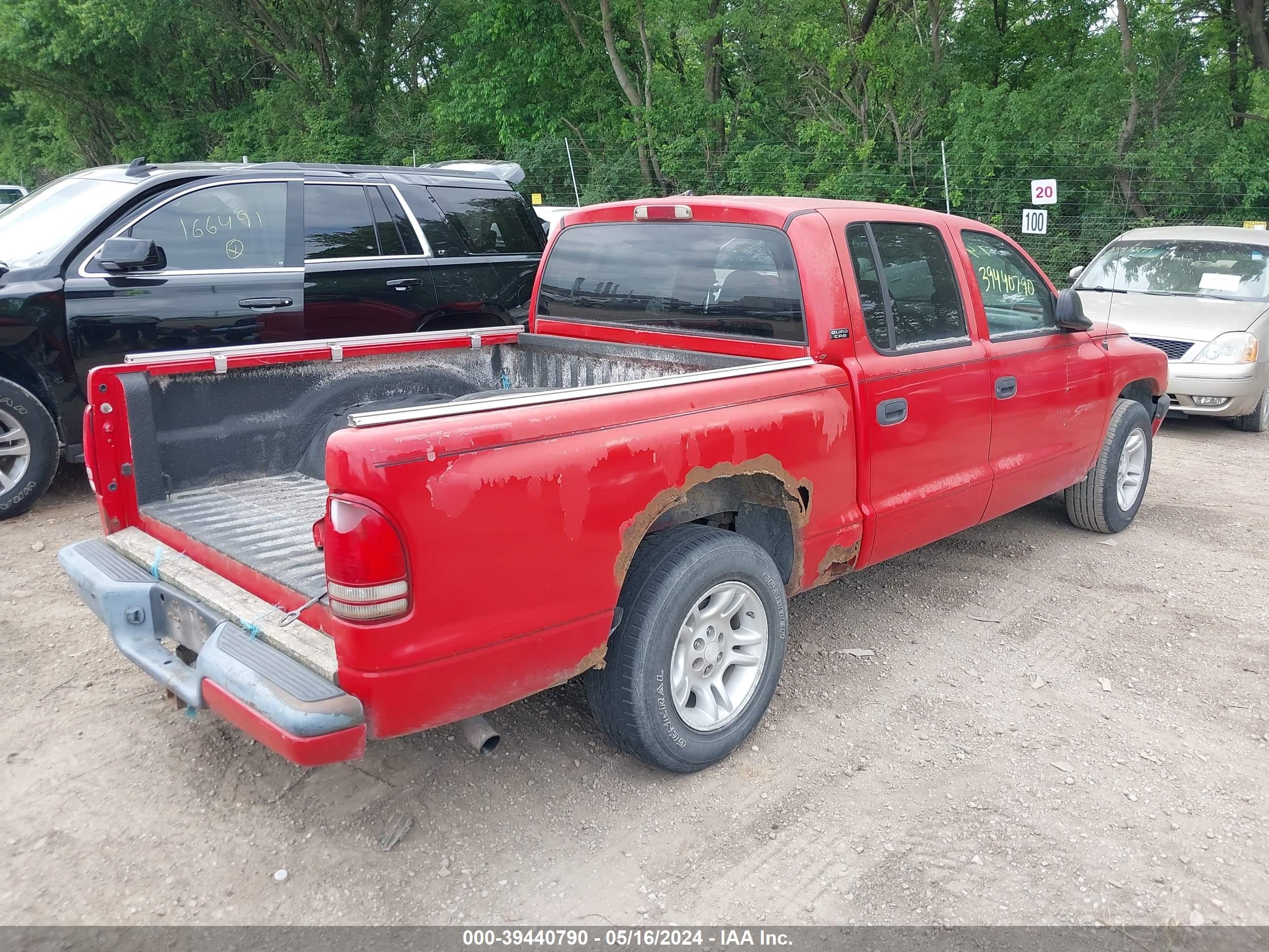 Photo 3 VIN: 1B7GL2AXX1S124862 - DODGE DAKOTA 