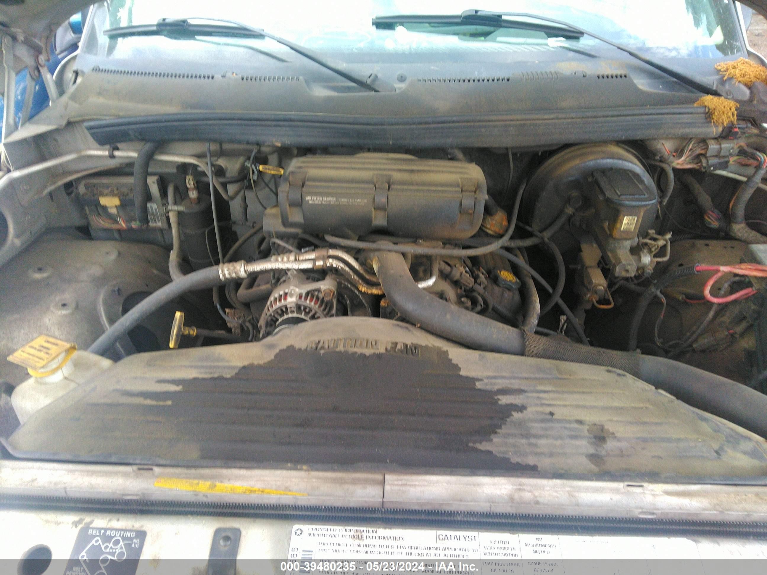 Photo 9 VIN: 1B7HC13Y5VJ576153 - DODGE RAM 