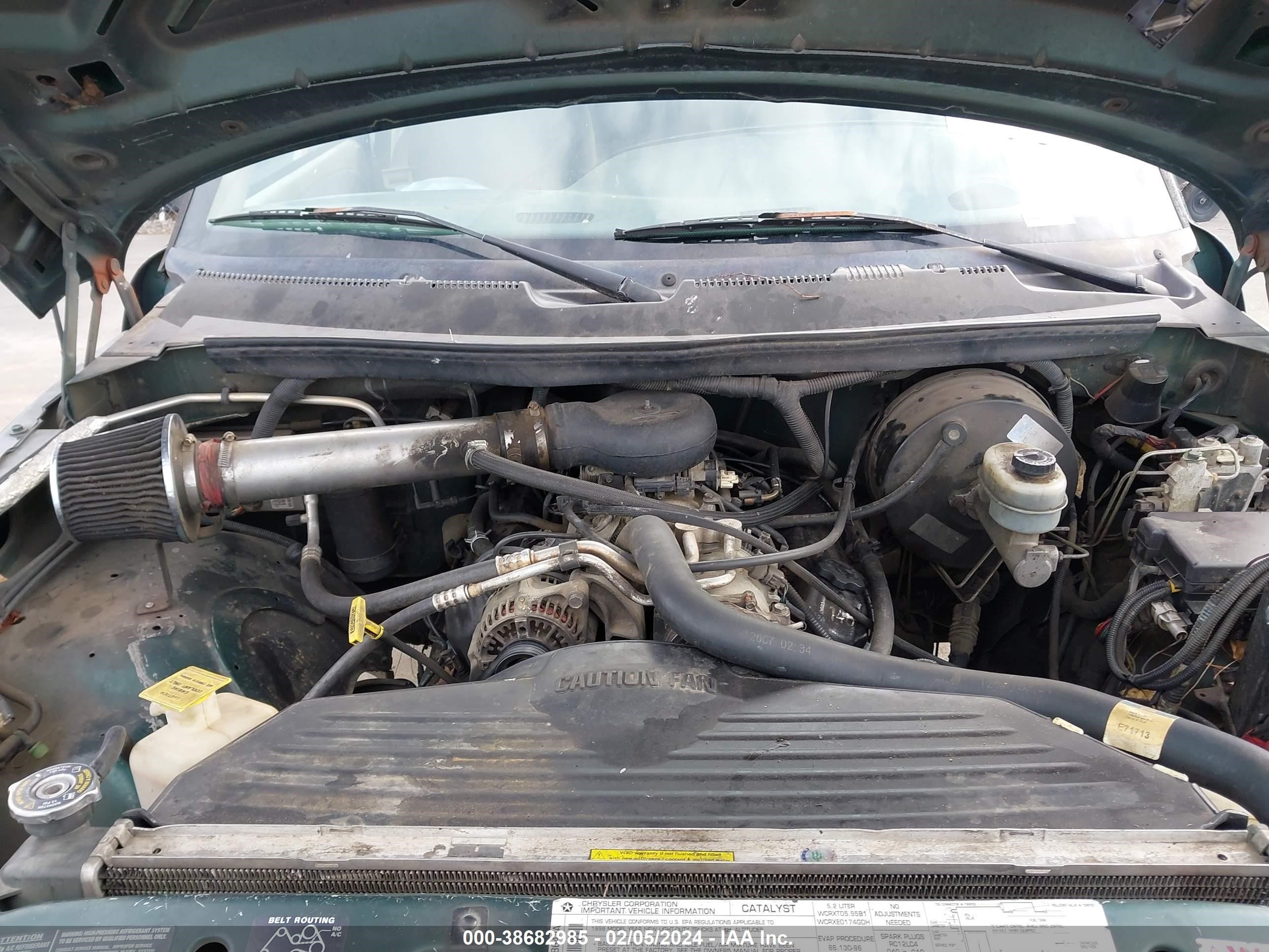 Photo 9 VIN: 1B7HC13Y5WJ253741 - DODGE RAM 