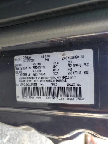 Photo 11 VIN: 1B7HC13Y6WJ241825 - DODGE RAM 1500 