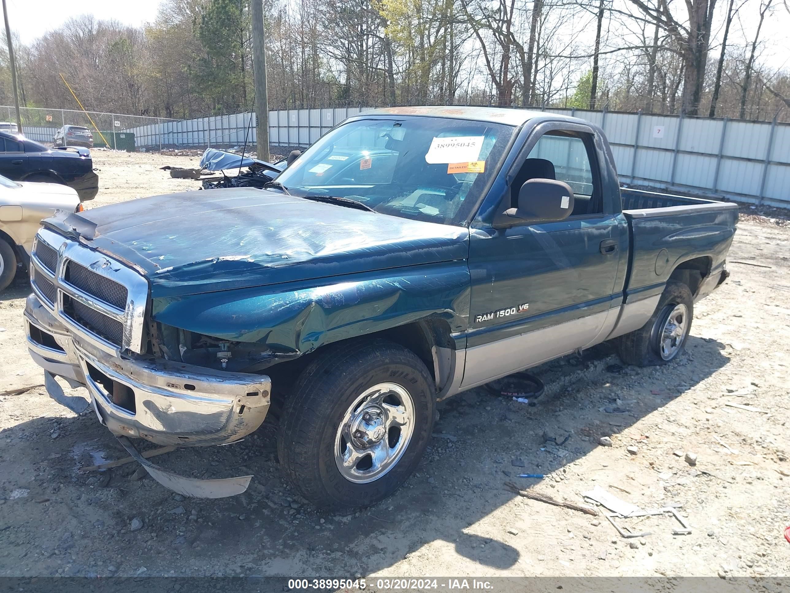 Photo 1 VIN: 1B7HC16X3WS580345 - DODGE RAM 