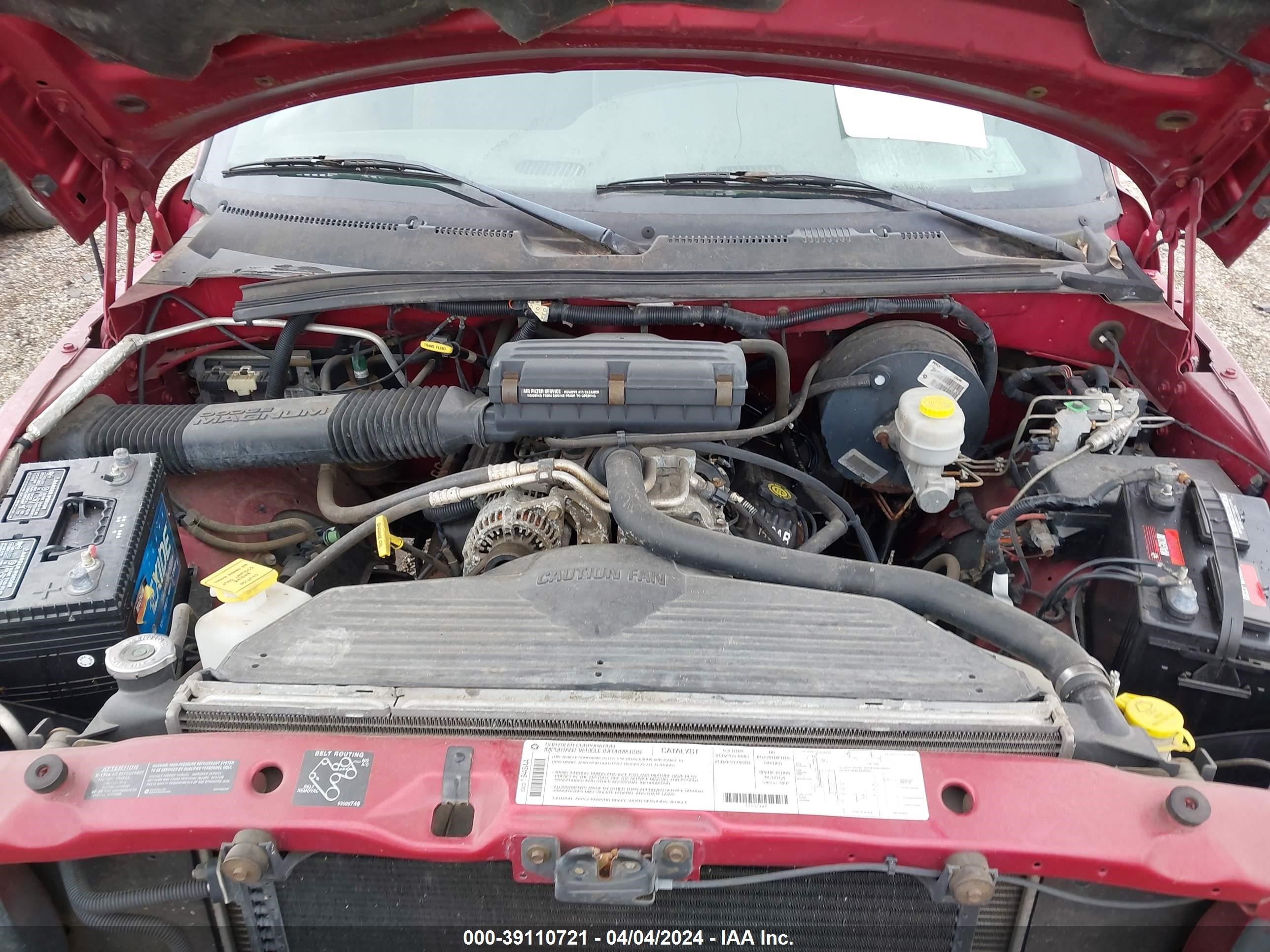 Photo 9 VIN: 1B7HC16Y3XS106342 - DODGE RAM 