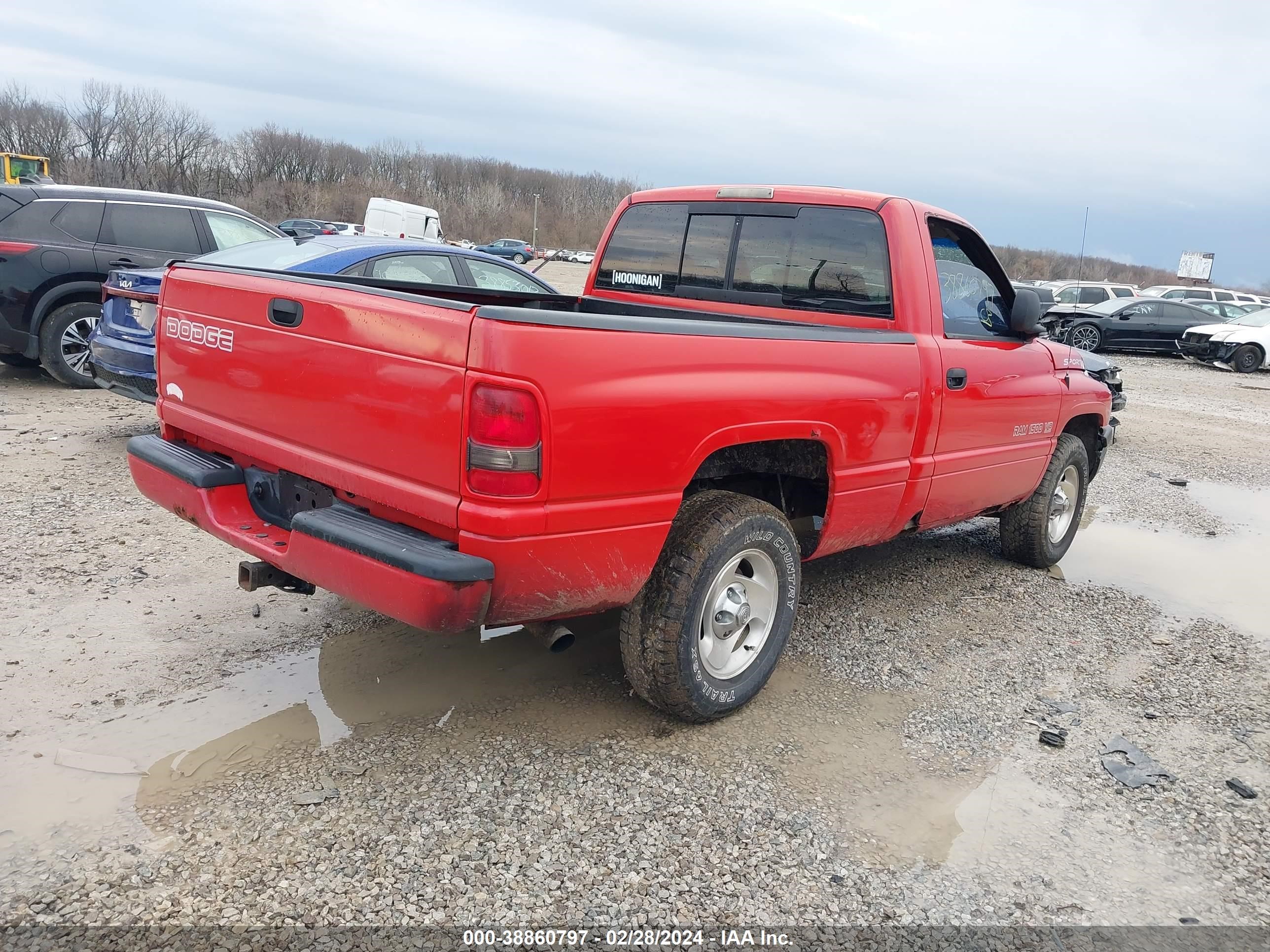 Photo 3 VIN: 1B7HC16Y3XS180439 - DODGE RAM 