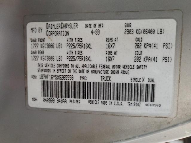 Photo 11 VIN: 1B7HF16Y5XS265550 - DODGE RAM 1500 