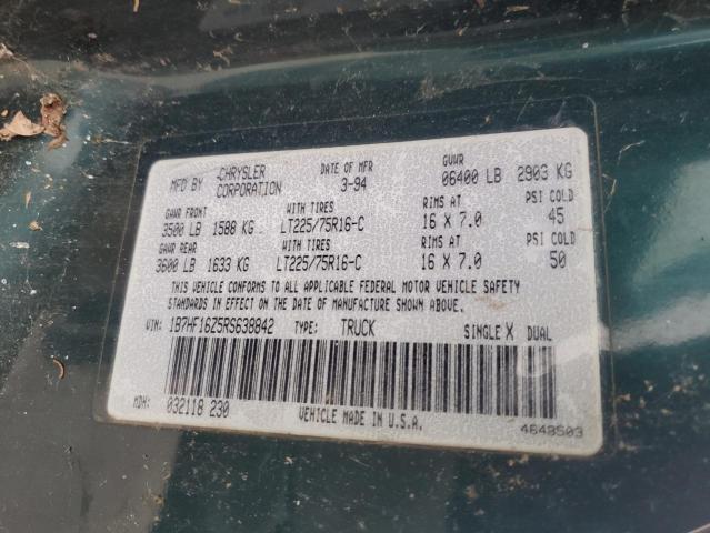 Photo 11 VIN: 1B7HF16Z5RS638842 - DODGE RAM 1500 