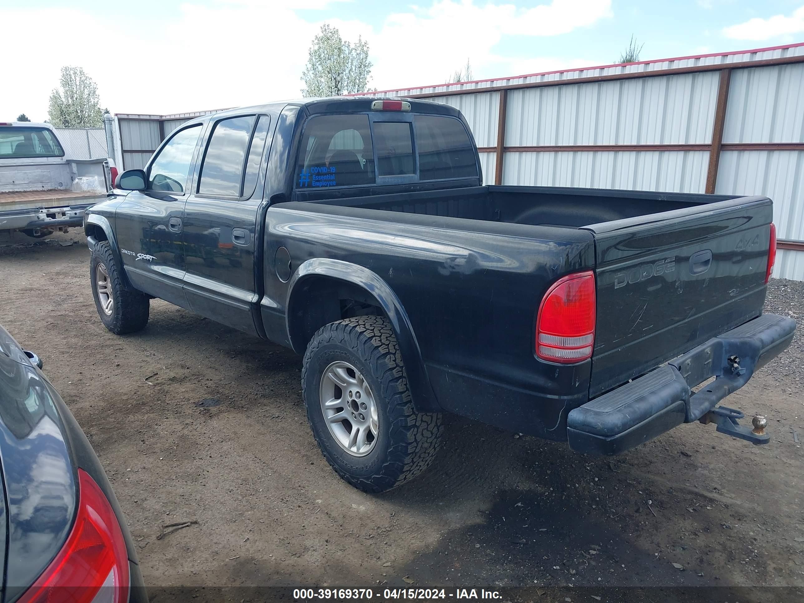 Photo 2 VIN: 1B7HG2ANX1S238349 - DODGE DAKOTA 