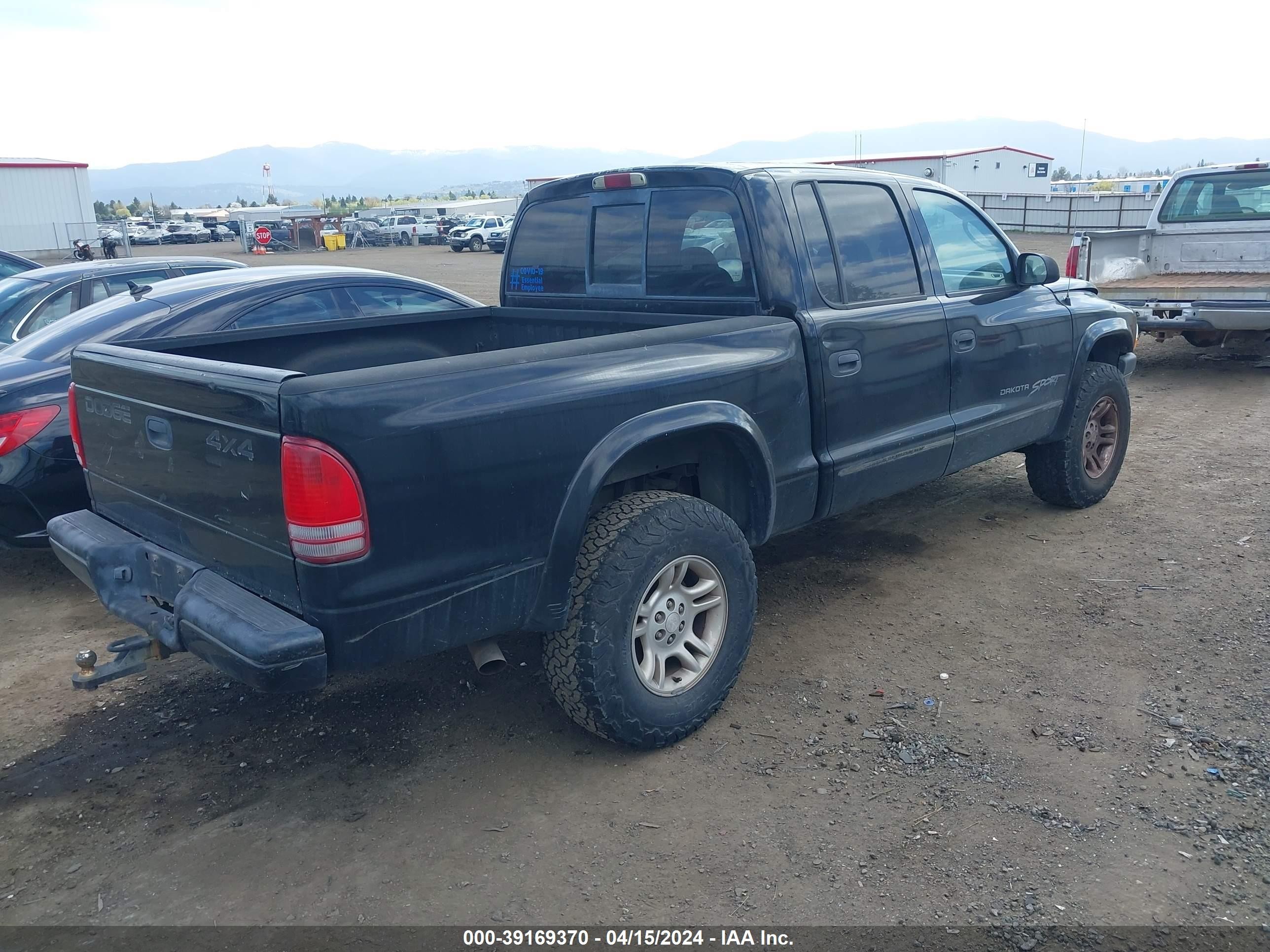 Photo 3 VIN: 1B7HG2ANX1S238349 - DODGE DAKOTA 