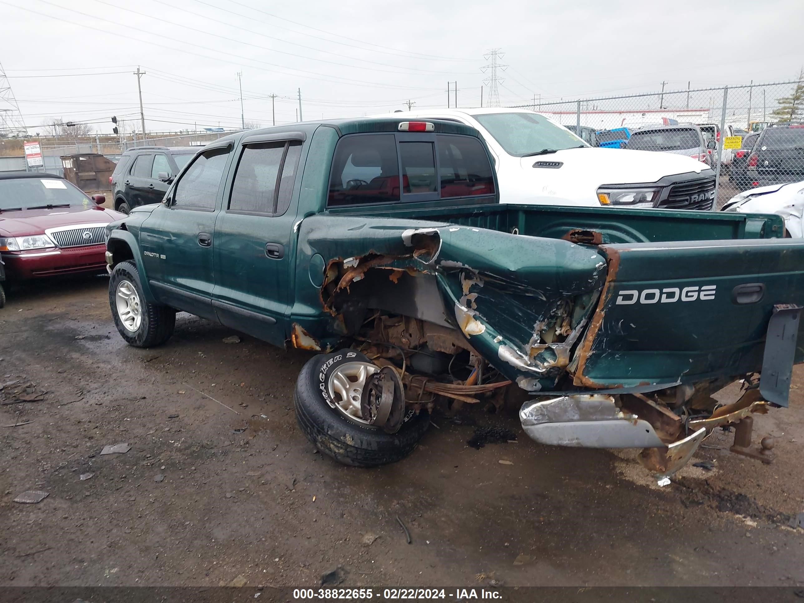 Photo 2 VIN: 1B7HG2ANX1S299300 - DODGE DAKOTA 