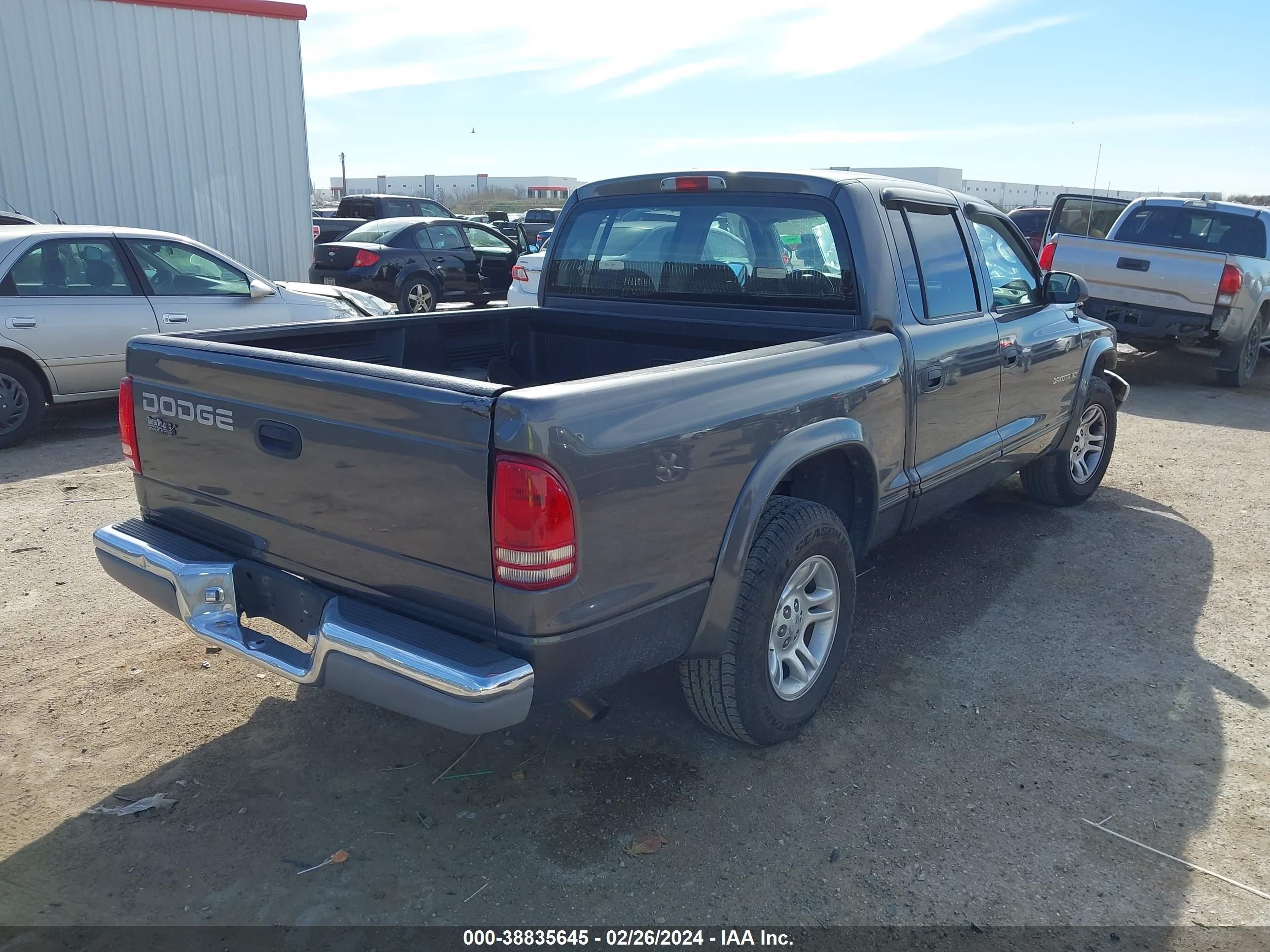 Photo 3 VIN: 1B7HL48X72S543940 - DODGE DAKOTA 