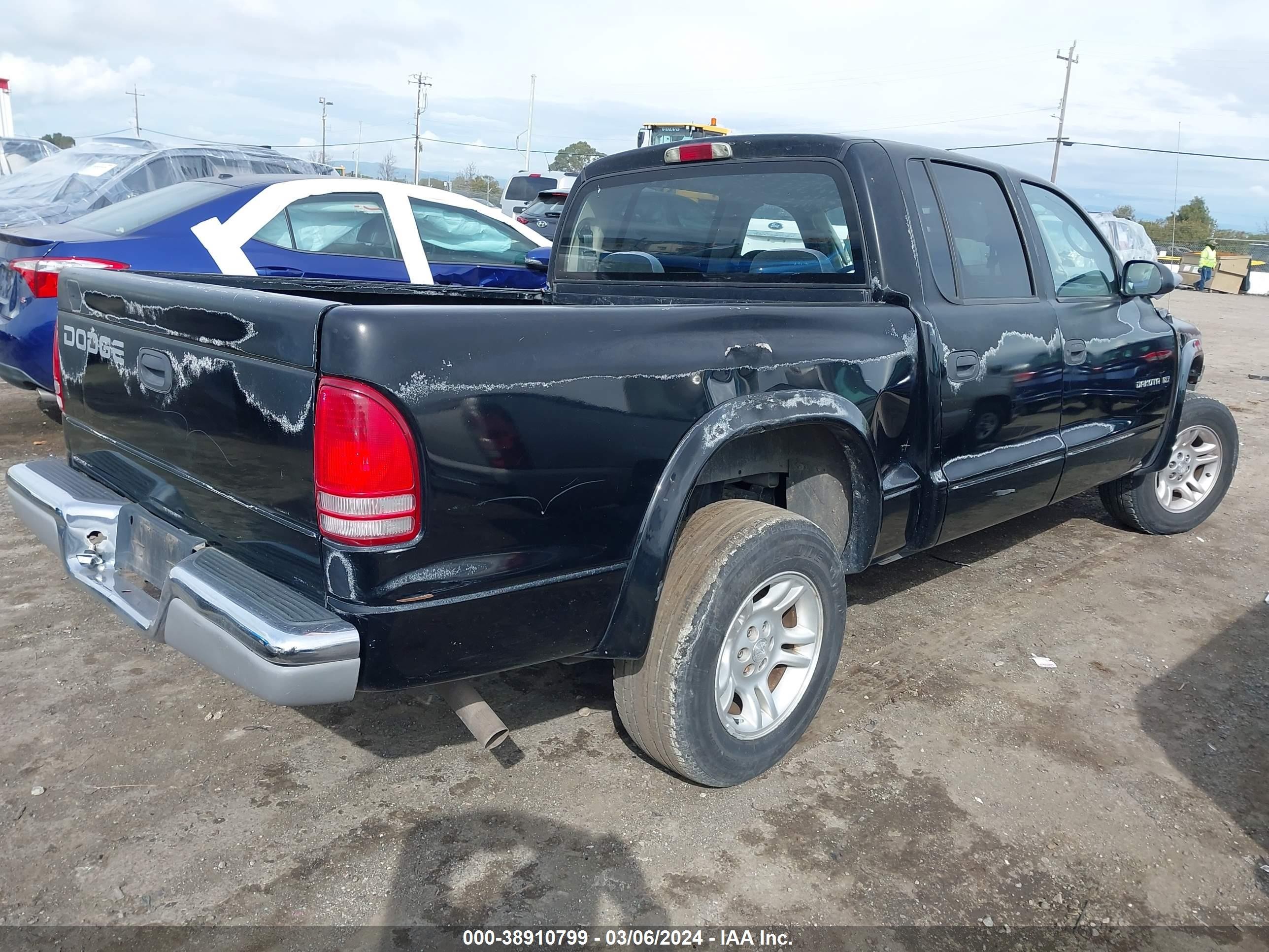 Photo 3 VIN: 1B7HL48X72S578624 - DODGE DAKOTA 