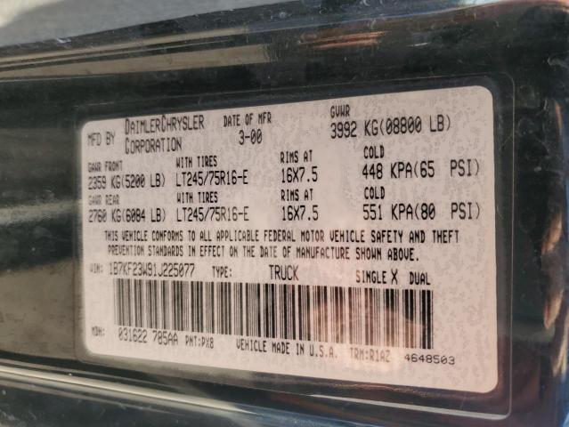 Photo 11 VIN: 1B7KF23W91J225077 - DODGE RAM 2500 