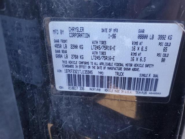 Photo 11 VIN: 1B7KF23Z1TJ135905 - DODGE RAM 2500 