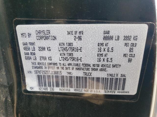 Photo 11 VIN: 1B7KF23Z5TJ136815 - DODGE RAM 2500 