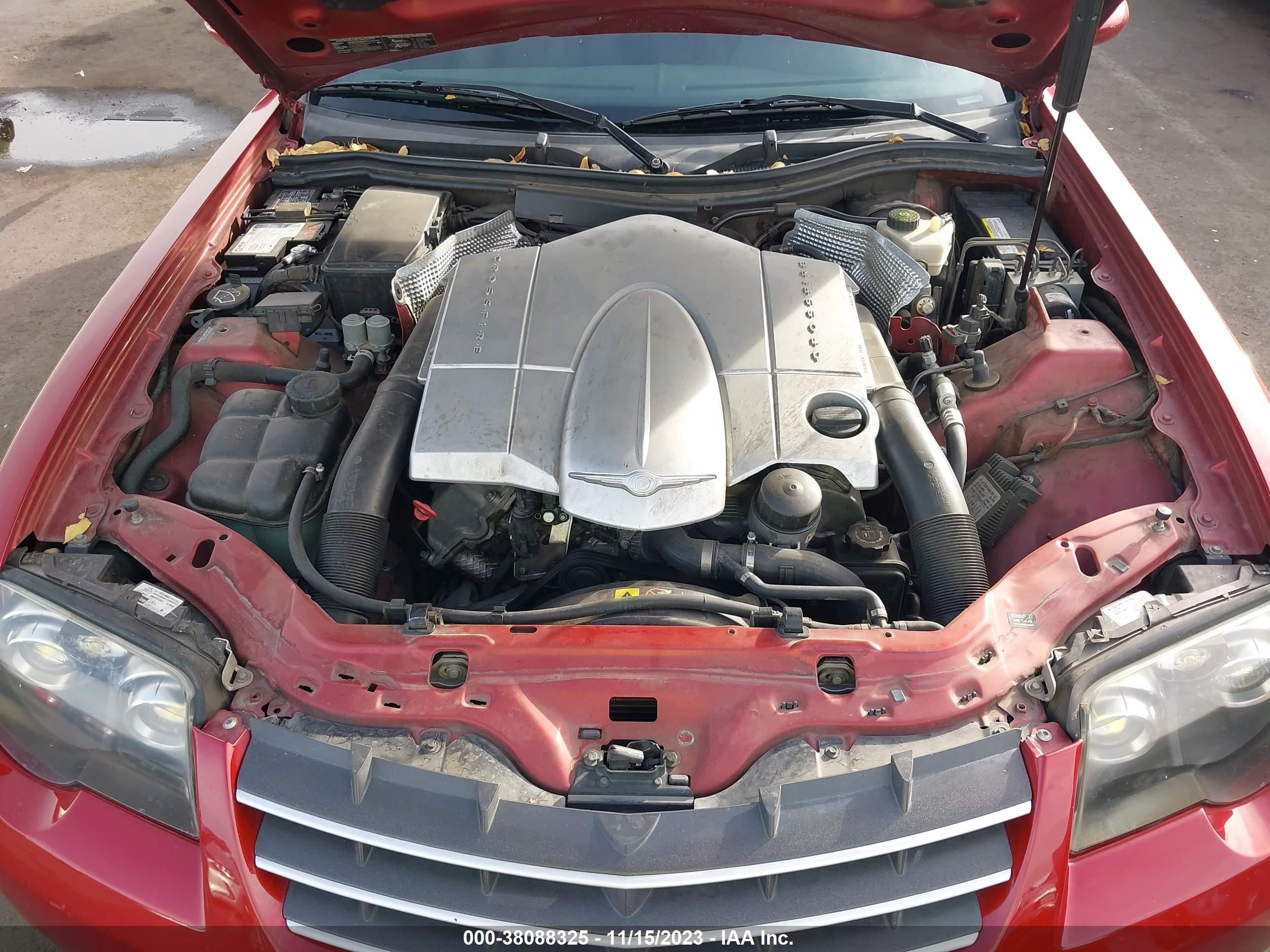 Photo 9 VIN: 1C3AN69L74X010368 - CHRYSLER CROSSFIRE 