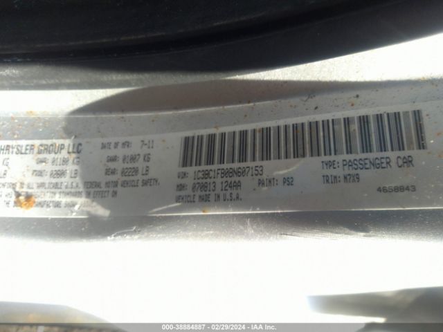 Photo 8 VIN: 1C3BC1FB0BN607153 - CHRYSLER 200 