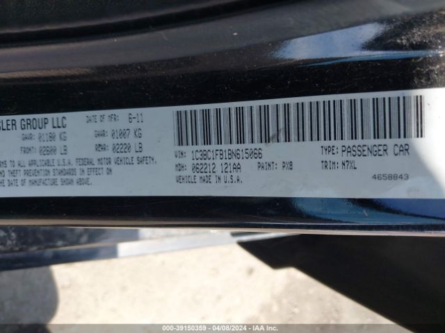 Photo 8 VIN: 1C3BC1FB1BN615066 - CHRYSLER 200 