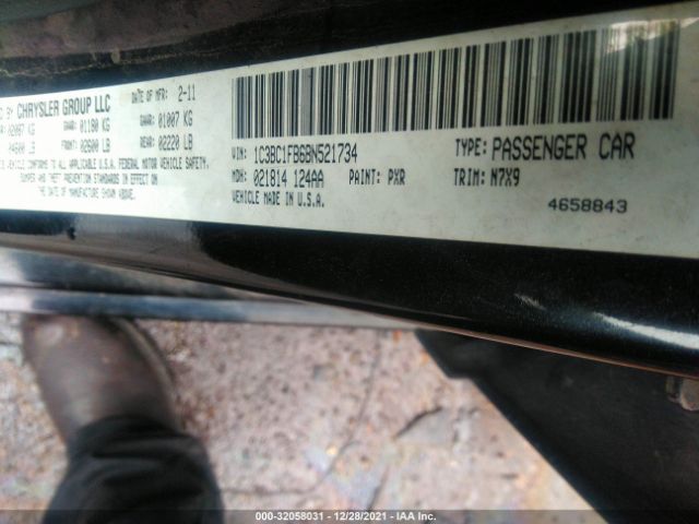 Photo 8 VIN: 1C3BC1FB6BN521734 - CHRYSLER 200 