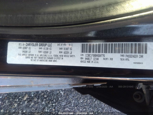 Photo 8 VIN: 1C3BC1FB8BN560776 - CHRYSLER 200 