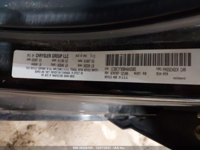 Photo 8 VIN: 1C3BC1FB9BN603585 - CHRYSLER 200 