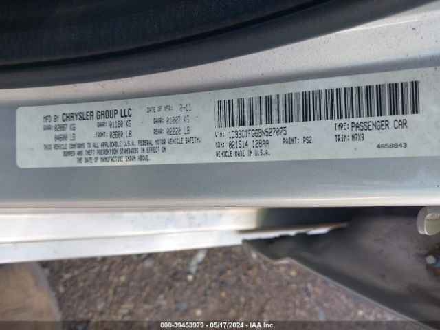 Photo 8 VIN: 1C3BC1FG6BN527075 - CHRYSLER 200 