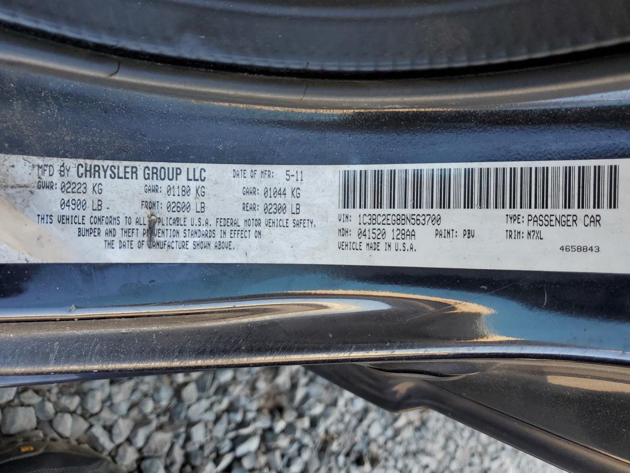 Photo 12 VIN: 1C3BC2EG8BN563700 - CHRYSLER 200 