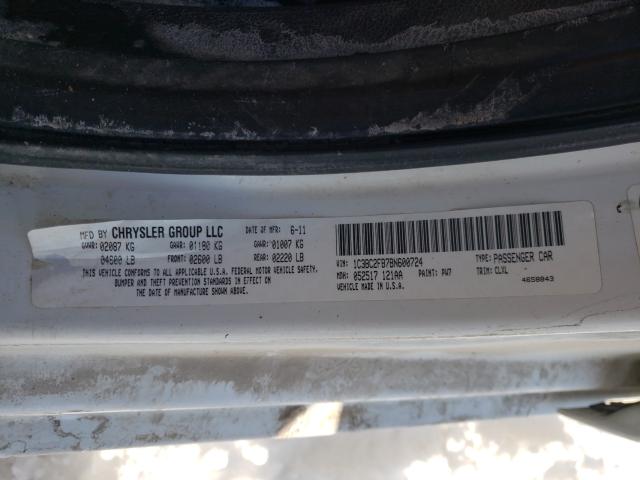 Photo 9 VIN: 1C3BC2FB7BN600724 - CHRYSLER 200 LIMITE 