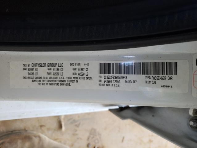 Photo 9 VIN: 1C3BC2FB9BN570643 - CHRYSLER 200 LIMITE 