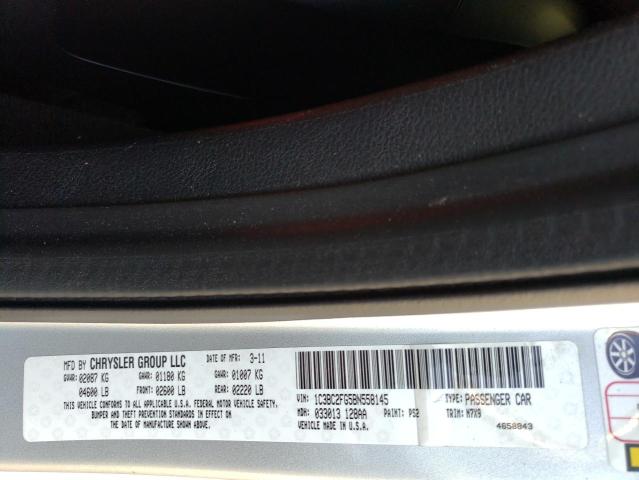 Photo 9 VIN: 1C3BC2FG5BN558145 - CHRYSLER 200 LIMITE 