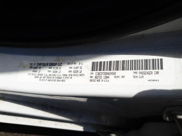 Photo 9 VIN: 1C3BC2FG5BN624502 - CHRYSLER 200 LIMITE 