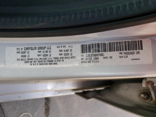 Photo 9 VIN: 1C3BC2FG6BN570661 - CHRYSLER 200 LIMITE 