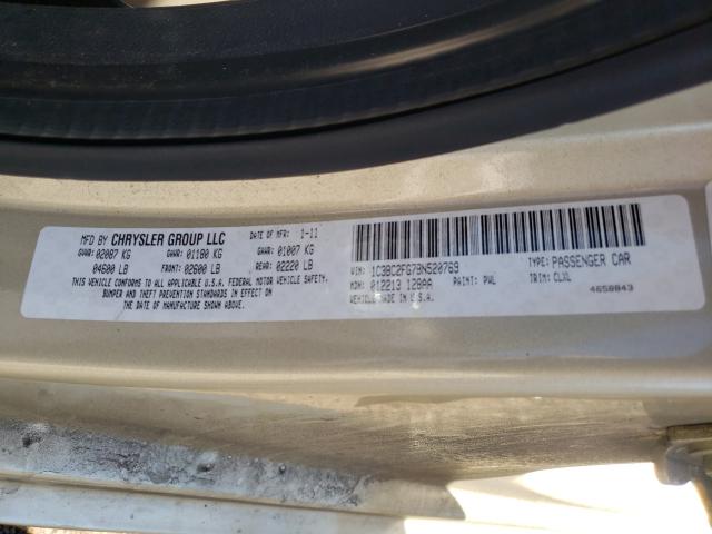 Photo 9 VIN: 1C3BC2FG7BN520769 - CHRYSLER 200 LIMITE 