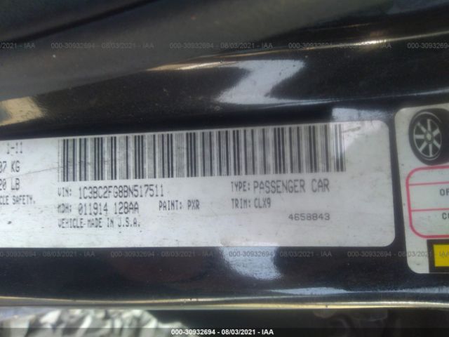 Photo 8 VIN: 1C3BC2FG8BN517511 - CHRYSLER 200 