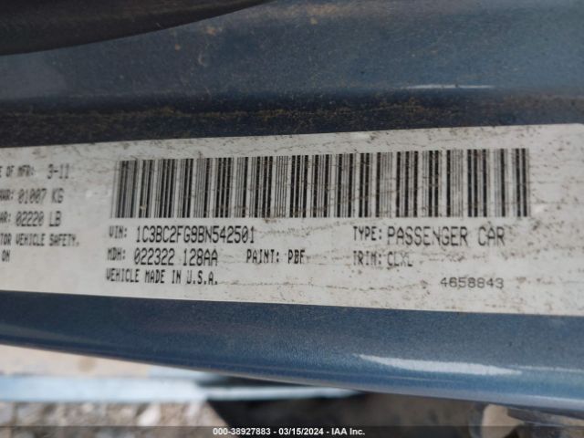 Photo 8 VIN: 1C3BC2FG9BN542501 - CHRYSLER 200 