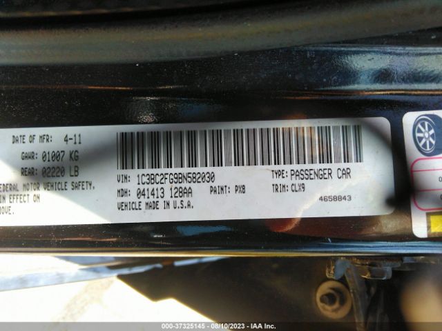 Photo 8 VIN: 1C3BC2FG9BN582030 - CHRYSLER 200 