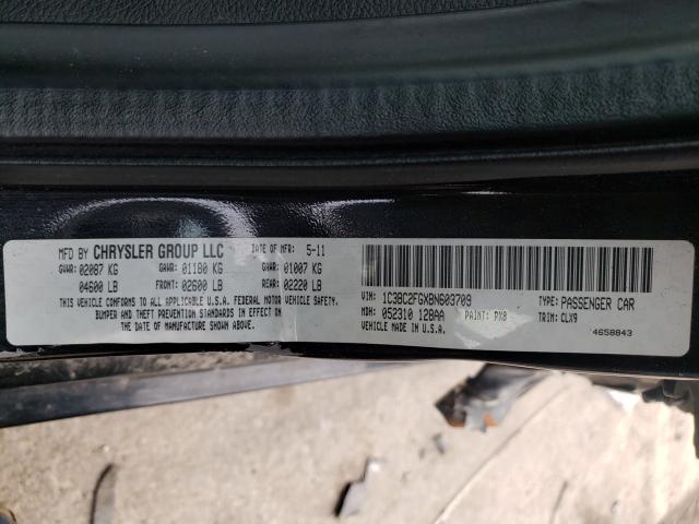 Photo 9 VIN: 1C3BC2FGXBN603709 - CHRYSLER 200 LIMITE 