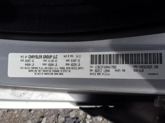 Photo 9 VIN: 1C3BC2FGXBN617982 - CHRYSLER 200 LIMITE 