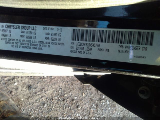 Photo 8 VIN: 1C3BC4FB1BN545750 - CHRYSLER 200 