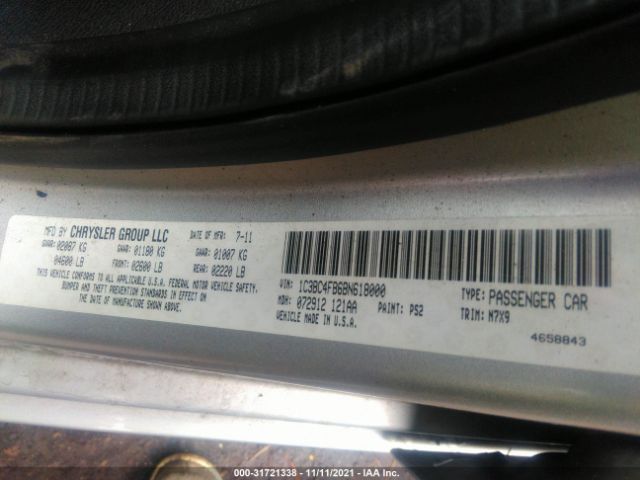 Photo 8 VIN: 1C3BC4FB6BN618000 - CHRYSLER 200 