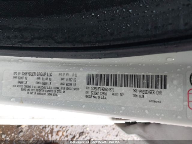 Photo 8 VIN: 1C3BC8FG4BN614871 - CHRYSLER 200 