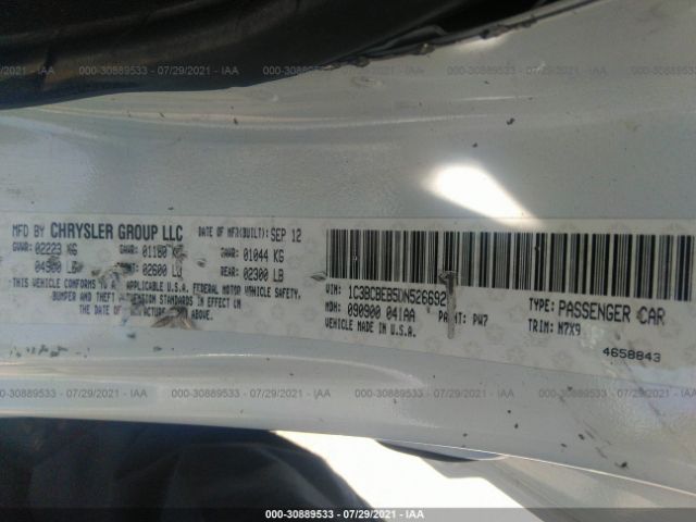 Photo 8 VIN: 1C3BCBEB5DN526692 - CHRYSLER 200 