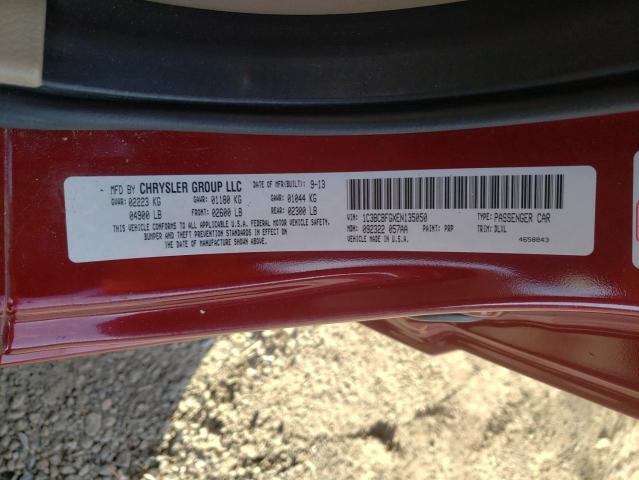 Photo 9 VIN: 1C3BCBFGXEN135050 - CHRYSLER 200 LIMITE 