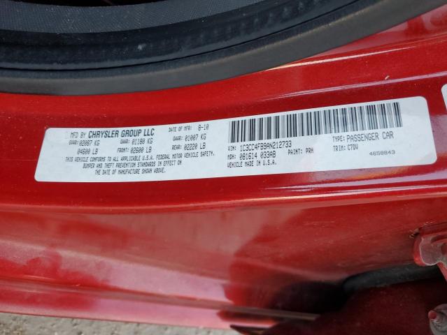 Photo 12 VIN: 1C3CC4FB9AN212733 - CHRYSLER SEBRING 