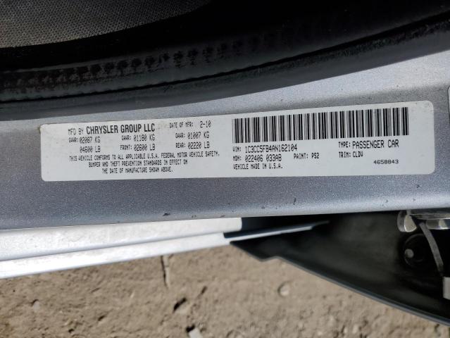 Photo 11 VIN: 1C3CC5FB4AN162104 - CHRYSLER SEBRING LI 