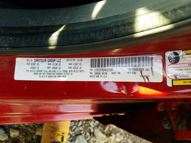 Photo 9 VIN: 1C3CC5FB5AN121335 - CHRYSLER SEBRING LI 