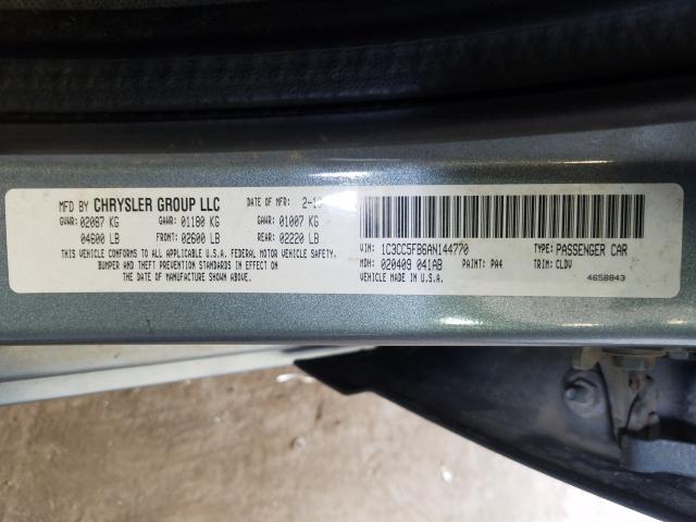 Photo 9 VIN: 1C3CC5FB6AN144770 - CHRYSLER SEBRING LI 