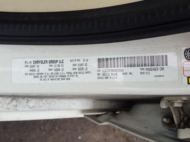 Photo 9 VIN: 1C3CC5FB6AN220360 - CHRYSLER SEBRING LI 