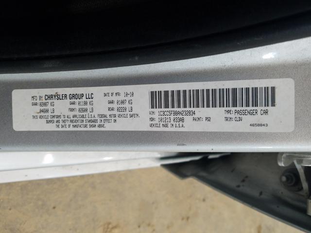 Photo 9 VIN: 1C3CC5FB8AN232834 - CHRYSLER SEBRING LI 