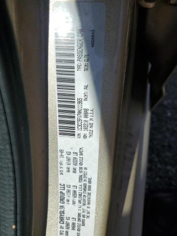 Photo 11 VIN: 1C3CC5FV7AN111965 - CHRYSLER SEBRING LI 